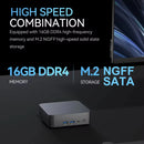 Protable Mini PC Windows 11 Pro intel Core i3 6100U 16GB RAM 1TB 2TB SSD PC Computer Dual WIFI 6 BT5.2 4K HD Mini Pc Desktop