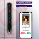 New Smart Door Lock Password Biometric WIFI APP Remote Camera Electronic Electronic Fingerprint Locks Key IC Card Unlock