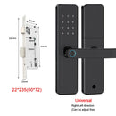 5-1 Smart Electronic Door Lock with Fingerprint Biometric Wi-Fi Touchscreen Keypad.