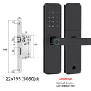 5-1 Smart Electronic Door Lock with Fingerprint Biometric Wi-Fi Touchscreen Keypad.
