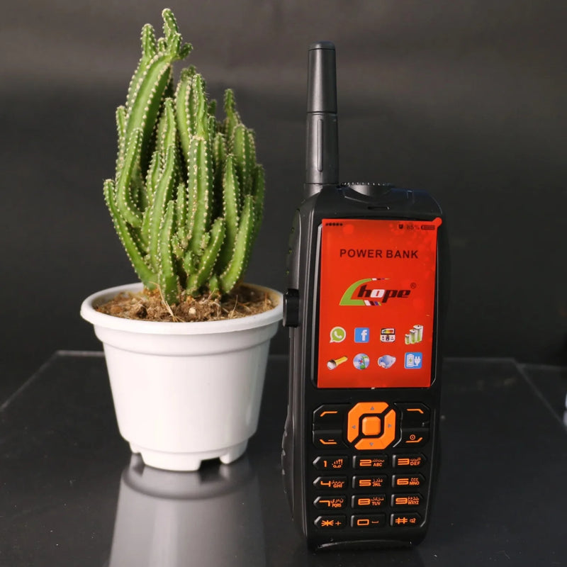 Military Shockproof Phone With Big Battery 3 SIM SOS Button Loud Voice Speed Dial Built In Clip Rugged Feature Phone For Elderly