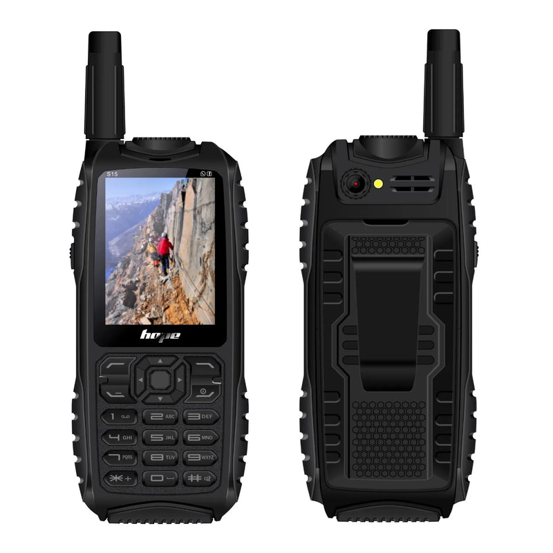 Military Shockproof Phone With Big Battery 3 SIM SOS Button Loud Voice Speed Dial Built In Clip Rugged Feature Phone For Elderly