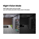 Smart Camera Monitor WiFi Garage Door Opener with 1080P Support 2-way Talk Work with Alexa Hey Google