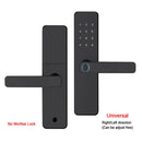 5-1 Smart Electronic Door Lock with Fingerprint Biometric Wi-Fi Touchscreen Keypad.