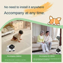 360 Degree Rotating Pet Camera with Two Way Talk Function and Night Detection Robot Cameras for Home Security