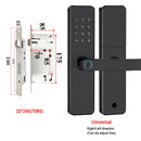5-1 Smart Electronic Door Lock with Fingerprint Biometric Wi-Fi Touchscreen Keypad.
