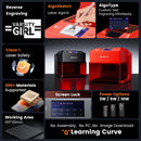 Laser Engraver Machine Portable & Smart with 3.5" Touch Screen, Hand Drawing/Wireless/SD Card/Offline Engraving