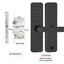 5-1 Smart Electronic Door Lock with Fingerprint Biometric Wi-Fi Touchscreen Keypad.