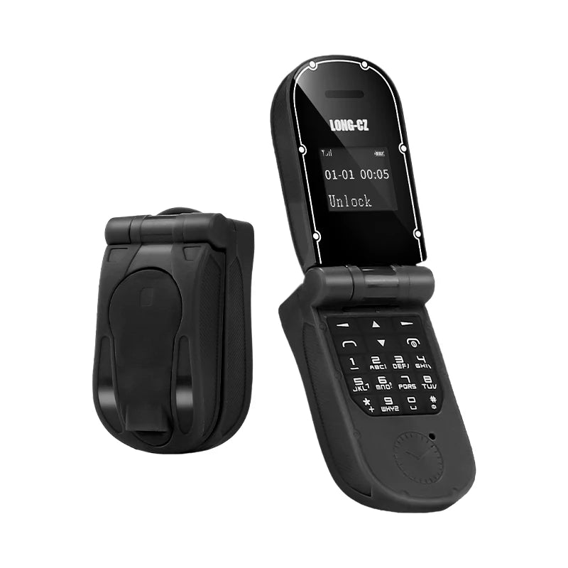 UNIWA J30 mini Flip Mobile Phone Wireless Bluetooth Dialer FM Magic Voice Handsfree earphone Forclamshell Push Button Phone