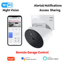 Smart Camera Monitor WiFi Garage Door Opener with 1080P Support 2-way Talk Work with Alexa Hey Google