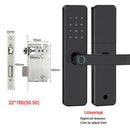 5-1 Smart Electronic Door Lock with Fingerprint Biometric Wi-Fi Touchscreen Keypad.