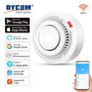 WiFi Smoke Sensor Fire Protection Smoke Detector 85dB Sound Security System Firefighters  Smartlife APP Control