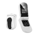 UNIWA J30 mini Flip Mobile Phone Wireless Bluetooth Dialer FM Magic Voice Handsfree earphone Forclamshell Push Button Phone