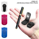 UNIWA J30 mini Flip Mobile Phone Wireless Bluetooth Dialer FM Magic Voice Handsfree earphone Forclamshell Push Button Phone