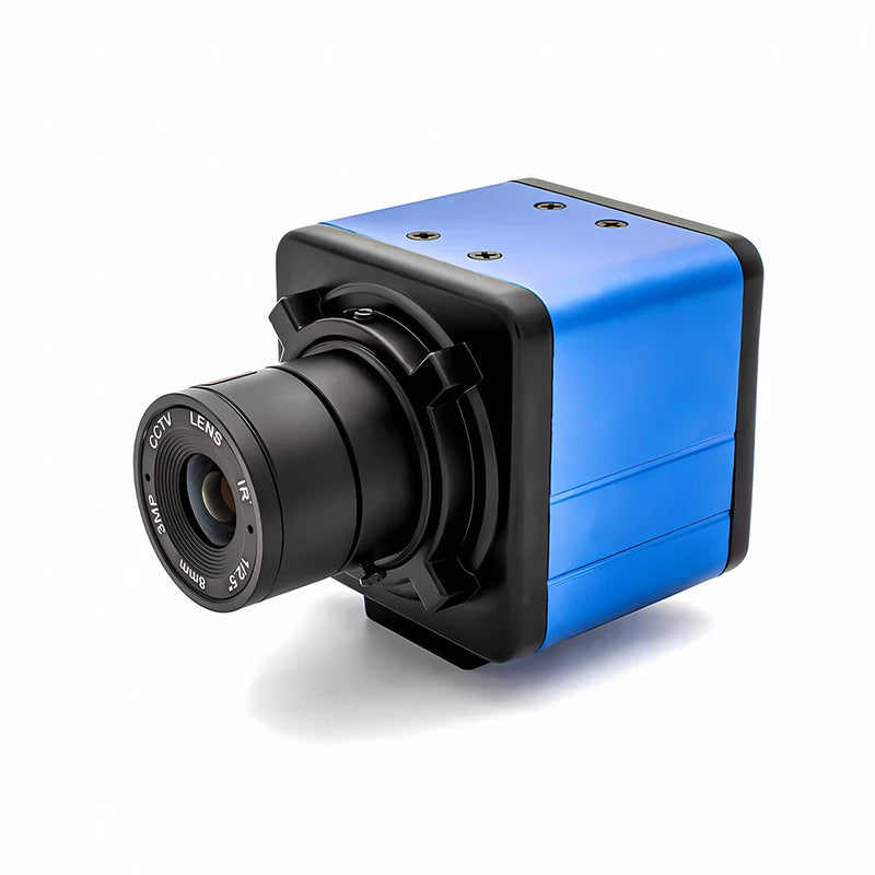 Industrial IP Camera 3/4/5/8MP CMOS 4K Mini IP Cam Sensor CS Mount Security CCTV Video Metal Box Network Camera with CS Lens