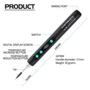 Wireless Soldering Iron Portable 180-450 °C adjustable temperature built-in battery with 3Tip Soldering Tool kit