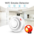 WiFi Smoke Sensor Fire Protection Smoke Detector 85dB Sound Security System Firefighters  Smartlife APP Control