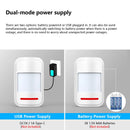 Infrared Detector Motion Sensor PIR Human Body Movement Alarm Welcome Security 2 Modes 120dB High Decibel 433MHz Remote Control