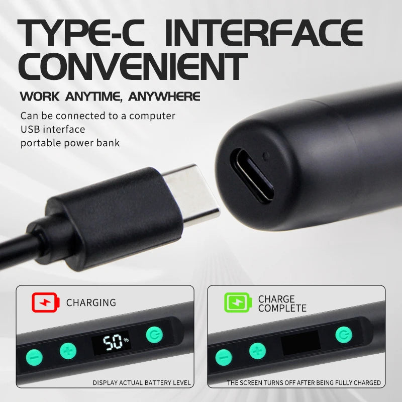 Wireless Soldering Iron Portable 180-450 °C adjustable temperature built-in battery with 3Tip Soldering Tool kit