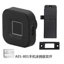 Cabinet Fingerprint Smart Lock Control Bluetooth Keyless Hidden File Drawer Wardrobe Aluminium Alloy Digital Door Lock