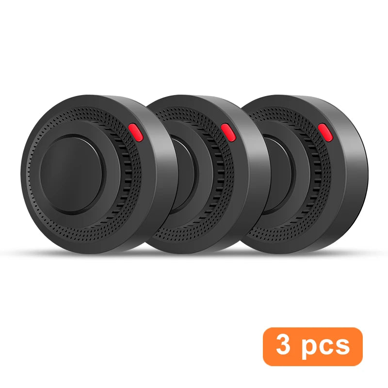 WiFi Smoke Sensor Fire Protection Smoke Detector 85dB Sound Security System Firefighters  Smartlife APP Control