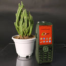 Military Shockproof Phone With Big Battery 3 SIM SOS Button Loud Voice Speed Dial Built In Clip Rugged Feature Phone For Elderly