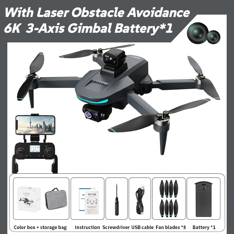 L200 Drone 8k Professional