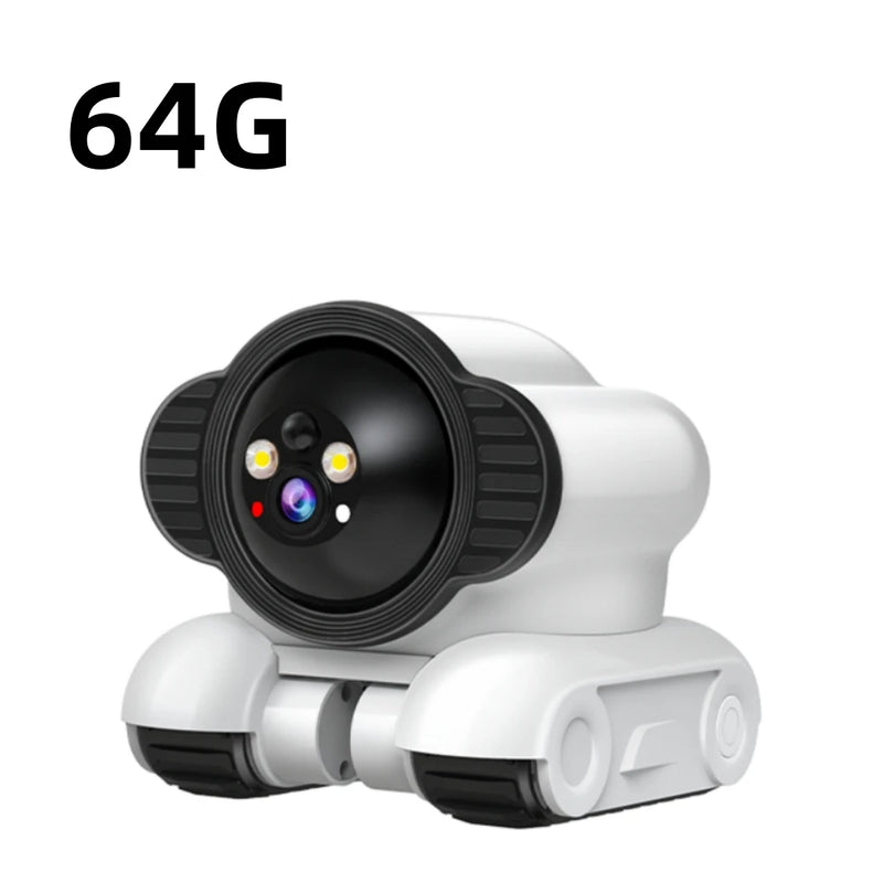 360 Degree Rotating Pet Camera with Two Way Talk Function and Night Detection Robot Cameras for Home Security