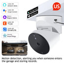 Smart Camera Monitor WiFi Garage Door Opener with 1080P Support 2-way Talk Work with Alexa Hey Google
